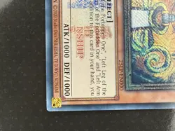 Yugioh! Exodia the Forbidden One EMBLAZONED SECRET 25LP-EN000 WORLD CHAMPIONSHIP - Image 2