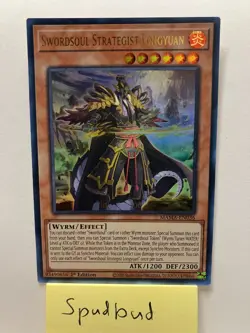 Swordsoul Strategist Longyuan Ultra Rare RA02-EN036 (LP 1st Ed) - Image 1