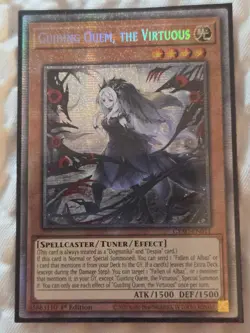 Yugioh Guiding Quem, the Virtuous CYAC-EN011 Starlight Rare 1st Edition NM - Image 1