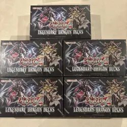 Yugioh Legendary Dragon Decks Box Set Brand New - Factory Sealed - LOT OF 5 - Image 1