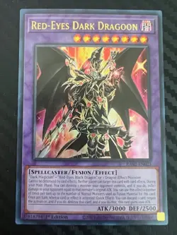 Yugioh Red-Eyes Dark Dragoon RA02-EN021 Super Rare 1st Edition NM - Image 1
