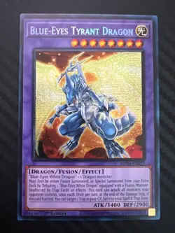 Yugioh Blue-Eyes Tyrant Dragon MP23-EN019 Secret Rare 1st Edition NM - Image 1