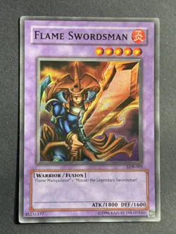 Flame Swordsman LOB-003 the Legend of Blue Eyes White Dragon Unlimited NM - Image 5