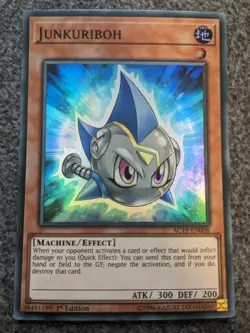 YUGIOH JUNKURIBOH 1ST EDITION SUPER RARE#AC19-EN008 NM - Image 1