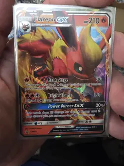 Flareon GX SM171 NM Full Art Promo Rare Pokemon Card - Image 1