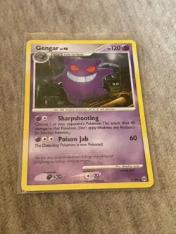 Gengar 17/99 Regular Rare Arceus 2009 Vintage Pokemon TCG Card Played - Image 1