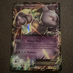 Mewtwo EX XY183 Ultra Rare Holo Pokemon X & Y Black Star Promo Card NM 2016 - Image 1