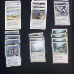 English - MTG Lot Of 100 White Rares - 25 Plays Sets - All Reserved List Cards - Image 2