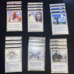 English - MTG Lot Of 100 White Rares - 25 Plays Sets - All Reserved List Cards - Image 4