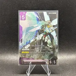 Gundam TCG Card Game Gundam X GD02-053 LR Dual Impact - Image 1