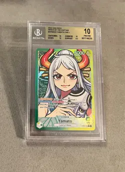 Yamato Alt Art L Wings of the Captain Op-06 One Piece Card BGS 10 - Image 1