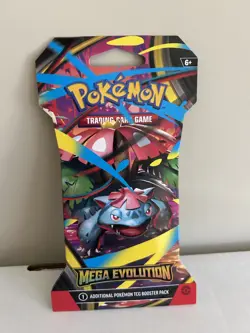 Pokemon Mega Evolution Booster Pack - 10 Cards Pack SEALED Cover art is Correct - Image 1