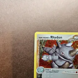Team Magma's Rhydon 11/95 Pokemon EX Team Magma vs Team Aqua Holo Rare Card - LP - Image 2