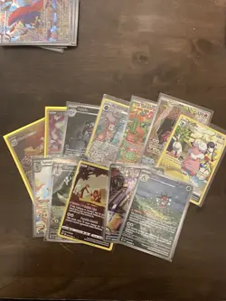 Pokemon Card Lot Of 12 English Illustration Rare Cards Near Mint - Image 1