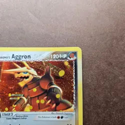 Team Magma's Aggron 7/95 Pokemon EX Team Magma vs Team Aqua Holo Rare Card - LP - Image 3