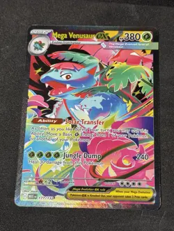 Mega Venusaur ex 177/132 SIR Mega Evolution 2025 Pokemon Card Mint - Image 1