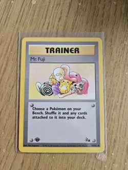 Mr. Fuji 1st Edition 58/62 LP Pokemon Card - Image 1