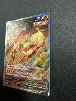 Flareon V SWSH179 SWSH: Sword & Shield Promo Cards Holo Pokemon English - Image 2