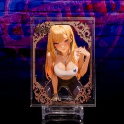 Marin Kitagawa Metal Card Goddess Story Waifu Rose Gold Premium #/200 MXR - Image 1