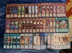 Yugioh 50 Card Fire King Jurrac Deck Core Astero Kirin Garunix Megalo Volcano - Image 1