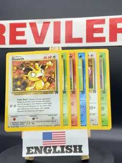 Vintage Pokemon WOTC Card Lot - 12 Non-Holo Base Shadow Team Rock - Image 5
