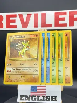 Vintage Pokemon WOTC Card Lot 25 Non-Holo Base Shadow Fossle Lot - Image 5