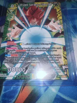 Ss4 Gogeta Fusion Warrior Of Ultimate Power Dragon Ball Super Card Game P-711 Pr - Image 1