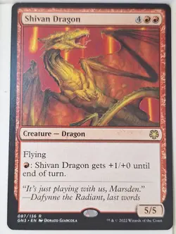 Shivan Dragon - Game Night Promo - Magic the Gathering MTG Nice! - Image 1