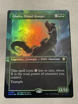 Ghalta Primal Hunger Borderless Foil Special Guests MTG NM - Image 1