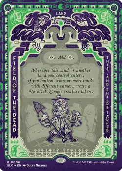 Field Of The Dead MTG An Encyclopedia Of Magic Non-Foil Secret Lair - Image 1