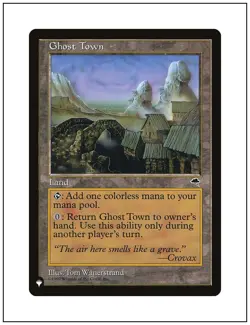 1x Ghost Town, The List, Magic the Gathering MTG NM - Image 1