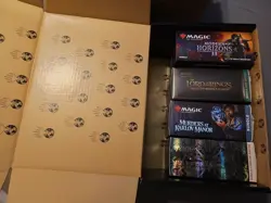 EMPTY Bundle Box Lot of 4 in FIAB Vegas MtG MKM LotR MHII ONE Compleat - Image 1