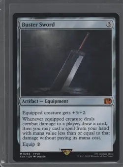 Buster Sword Magic the Gathering Final Fantasy 0255 MTG Mythic - Image 1