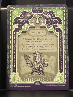 Field of the Dead # 6 MTG SLD Secret Lair Countdown Kit 2025 NM - Image 1