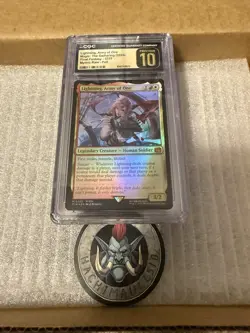 CGC Pristine 10 - Lightning, Army of One Foil 0233 Final Fantasy MTG Mythic Rare - Image 1