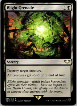 Magic the Gathering Blight Grenade Warhammer 40,000 Commander MTG Free Shipping! - Image 1