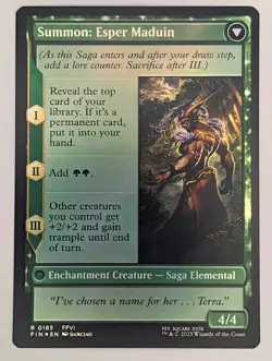 (Foil) Esper Origins (185) FINAL FANTASY Mtg NM - Image 2