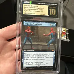 Impostor Syndrome (Extended Art) #251 Spider-Man SPM Magic MTG CGC Pristine 10 - Image 1