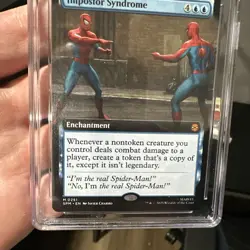 Impostor Syndrome (Extended Art) #251 Spider-Man SPM Magic MTG CGC Pristine 10 - Image 3