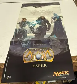MTG Magic the Gathering Shards of Alara Esper Promotional Poster 2008 WOTC - Image 3