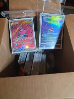 Pokemon Card Lot IR Ex Accessories Vintage Bulk V/Vmax Full Art - Image 1