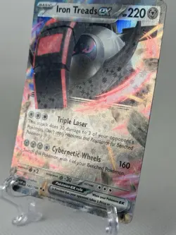 Iron Treads EX 143/198 Ultra Rare Scarlet & Violet Pokemon TCG Near Mint - Image 1