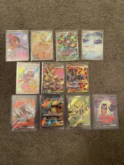 Pokemon Japanese 7x Full Art & 4x Art Rare Lot Inferno X, Mega Brave, 151, NM - Image 1