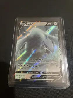 Lugia V 138/195 Silver Tempest Full Art Ultra Rare Holo Pokemon TCG - Image 1