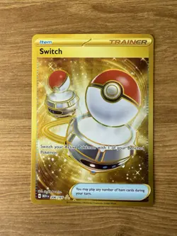 Switch Pokemon Scarlet & Violet 151 206/165 Gold Secret Rare Rare NM - Image 1