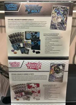 Black Bolt and White Flare Pokemon Center PC ETB Elite Trainer Box SEALED - Image 4
