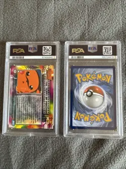 Pokemon Pad En Clive #236 PSA 9 & Topps Movie Edition PSA 7 - Image 2