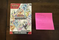 Pokemon TCG Scarlet And Violet Prismatic Evolutions Booster Bundle Sealed - Image 1
