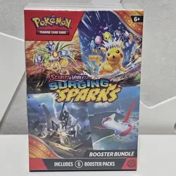 Pokemon TCG Surging Sparks Booster Bundle (6 Packs) Factory Sealed - Image 1
