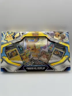 Pikachu-Gx & Eevee-Gx Special Collection Box - Pokemon TCG English SEALED - Image 1